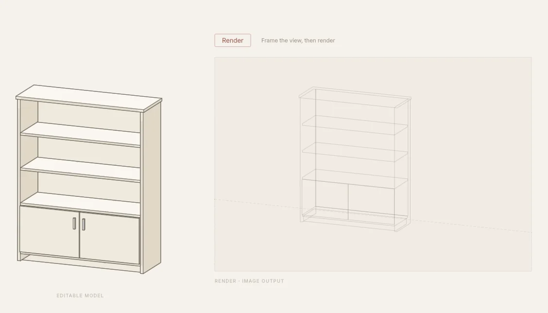 One-Click Realistic Renders demo